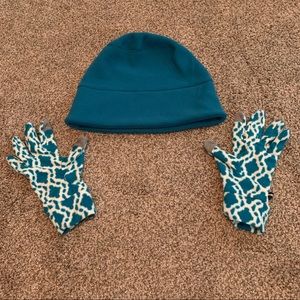 Land’s End Hat & Gloves Set